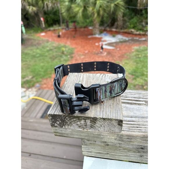 Top Paw Gray and Black Camouflage Pattern Size 2 inch Wide Small 13 to 18 inch - Picture 3 of 6